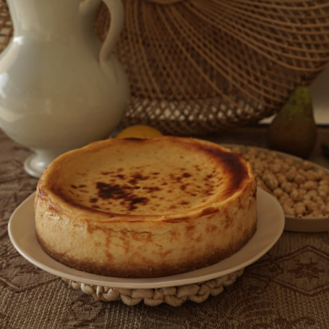 Tarta de Queso y Avellana