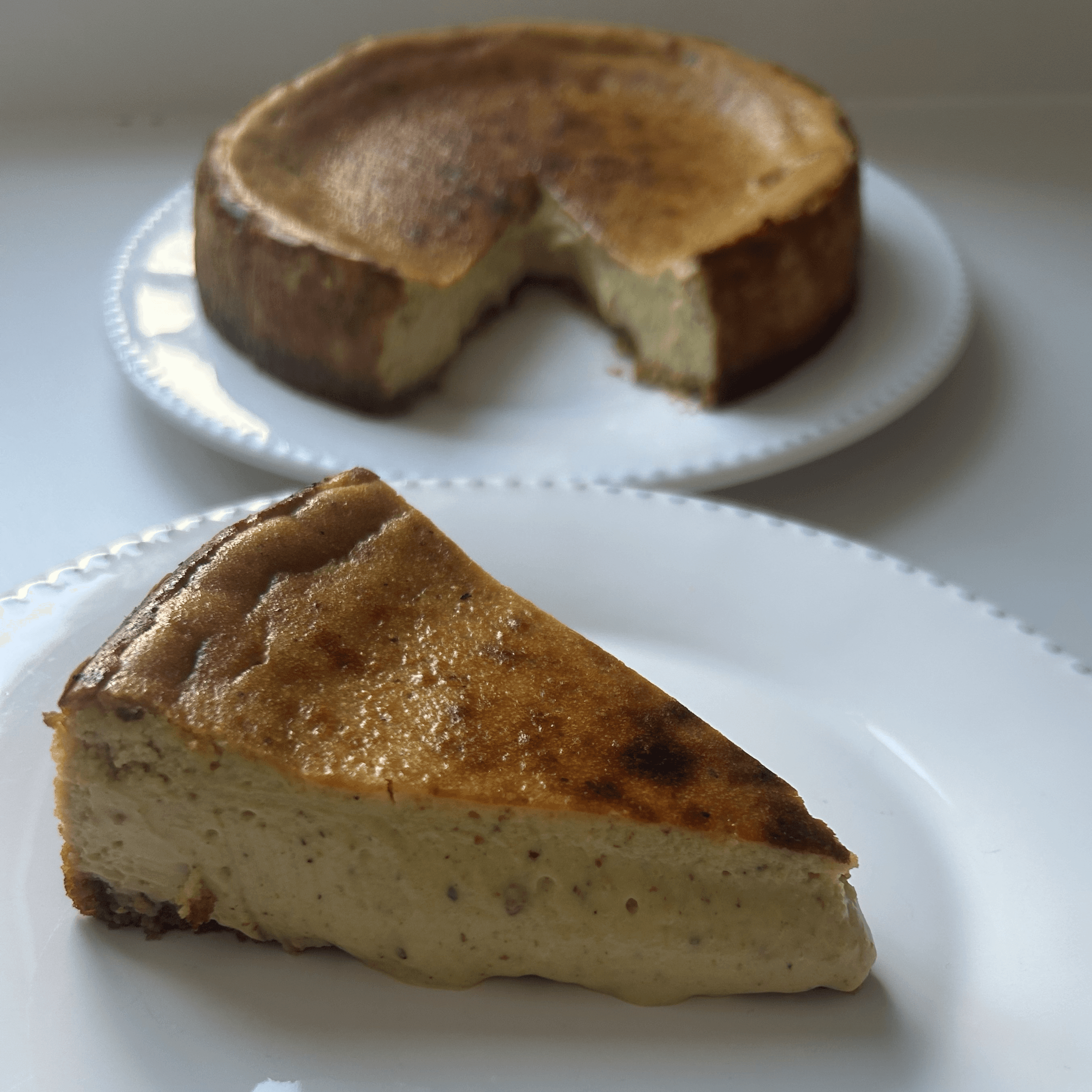 Tarta de Queso y Pistacho